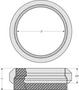 Nickson Exhaust Pipe Flange Gasket