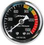NOS Sniper 0 To 1500 psi 1-1/2 Inch Pressure Gauge