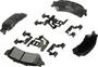 BrakeBest Select Rear Semi-Metallic Brake Pads