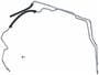 Precision Power Steering Return Line Hose Assembly