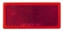 Optronics Rectangle Red Reflector