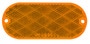 Optronics Oval Amber Reflector