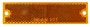 Optronics Rectangle Amber Rectangular Reflector