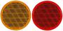 Optronics Round Amber, Yellow Reflector
