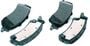 Performance Friction Rear Semi-Metallic Brake Pads