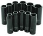 Performance 11 Piece 1/2 Inch Drive 6 Point SAE Socket Set