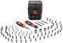 Performance 78 Piece 1/4 Inch Drive 6 Point SAE, Metric 78 Piece Ratchet Set