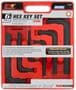 Performance Tool 6 Piece Metric Hex Key Set