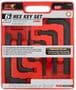 Performance Tool 6 Piece SAE Hex Key Set