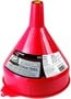 Performance Tool Red Plastic Funnel
