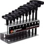 Performance Tool 10 Piece SAE T-Handle Hex Key Set