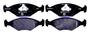 Hella Brakes Front Low-Metallic Brake Pads