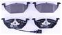 Hella Brakes Front Low-Metallic Brake Pads