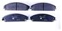 Hella Brakes Front Low-Metallic Brake Pads