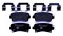 Hella Brakes Rear Low-Metallic Brake Pads