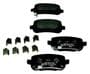 Hella Brakes Rear Low-Metallic Brake Pads