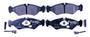 Hella Brakes Rear Low-Metallic Brake Pads