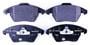 Hella Brakes Front Low-Metallic Brake Pads