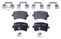 Hella Brakes Rear Low-Metallic Brake Pads