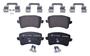 Hella Brakes Rear Low-Metallic Brake Pads