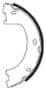 Hella Brakes 6.770 Inch Bonded Brake Shoe