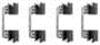 Hella Brakes Brake Hardware Kit
