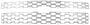 Bully Truck ABS Plastic Triple Chrome-Plated Finish Grille Insert