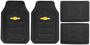 PlastiColor Black Chevrolet PVC Floor Mat Set