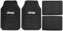 PlastiColor Black Jeep PVC Floor Mat Set