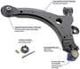 Precision Control Arm And Ball Joint Assembly