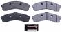 PowerStop Front Metallic Brake Pads