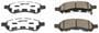 PowerStop Front Carbon Fiber Ceramic Brake Pads