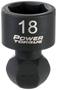 Power Torque 18mm Un Impac Skt 1/2 Inch Drive Standard 6 Point