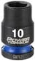 Power Torque 10mm Impact Socket 3/8 Inch Drive 6 Point