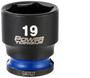 Power Torque 19mm Impact Socket 3/8 Inch Drive Standard 6 Point