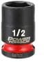 Power Torque 1/2 Inch Impact Socket 3/8 Inch Drive Standard 6 Point