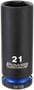 Power Torque 21mm Impact Socket 1/2 Inch Drive Deep 6 Point