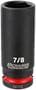 Power Torque 7/8 Inch Impact Socket 1/2 Inch Drive Deep 6 Point