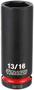 Power Torque 13/16 Inch Impact Socket 1/2 Inch Drive Deep 6 Point