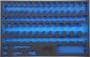 Power Torque Tools Empty Foam Organizer; 62 Compartment 1/2 Inch Drive Impact Set; Will Exactly Fit Power Torque Tools GM7712PT