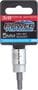 Power Torque 3/8 Inch Drive 5mm Metric Hex Socket