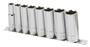 Power Torque 9 Piece 3/8 Inch Drive Deep 6 Point SAE Socket Set
