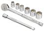 Power Torque 8 Piece 8 Piece 3/8 Inch Drive Standard 12 Point Metric Socket Set