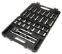 Power Torque 31 Piece 1/2 Inch Drive 12 Point SAE, Metric Socket Set