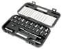 Power Torque 22 Piece 1/4, 3/8 Inch Drive 22 Point SAE, Metric Socket Set