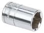 Power Torque 12mm Socket 1/4 Inch Drive Standard 6 Point