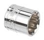 Power Torque 19mm Socket 3/8 Inch Drive Standard 12 Point