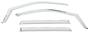 Putco Element In-Channel Silver, Chrome-Plated Window Air Deflector
