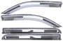 Putco Element In-Channel Silver, Chrome-Plated Window Air Deflector