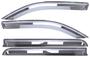 Putco Element In-Channel Silver, Chrome-Plated Window Air Deflector